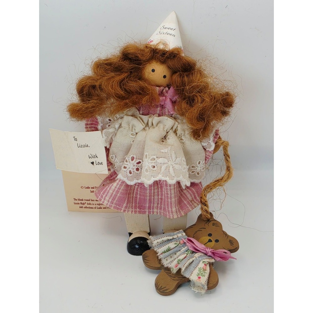 Lizzie High Society Sweet Sixteen Girl Ornament Multicolor 2001 USA Birthday